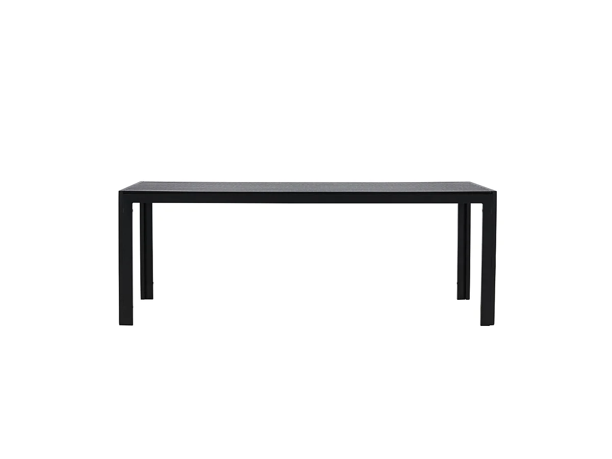 Table de Jardin "Mirko" 205cm Noir