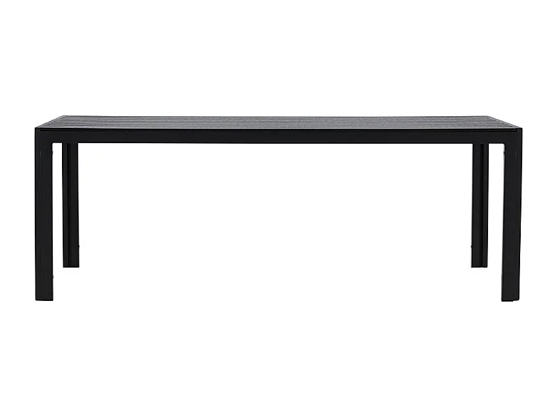 Table de Jardin "Mirko" 205cm Noir