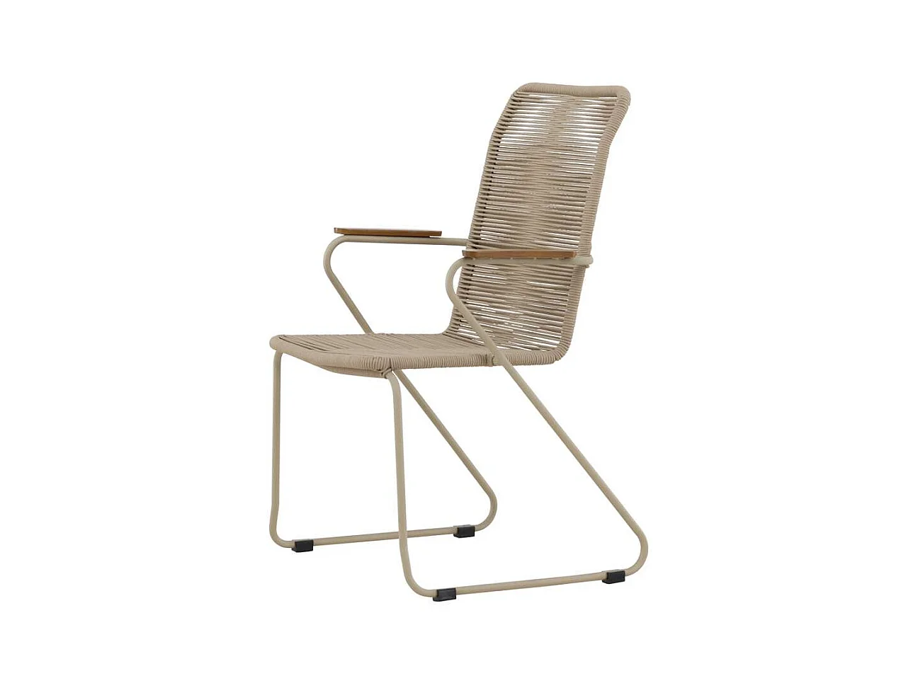 Chaise de Jardin Empilable "Corde" 93cm Beige