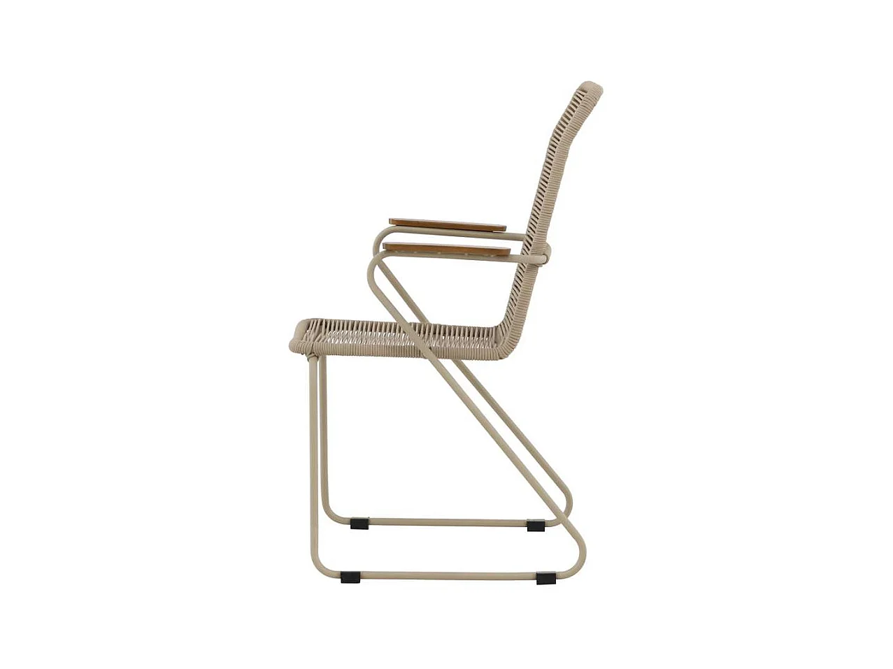 Bois Gartenstuhl beige.