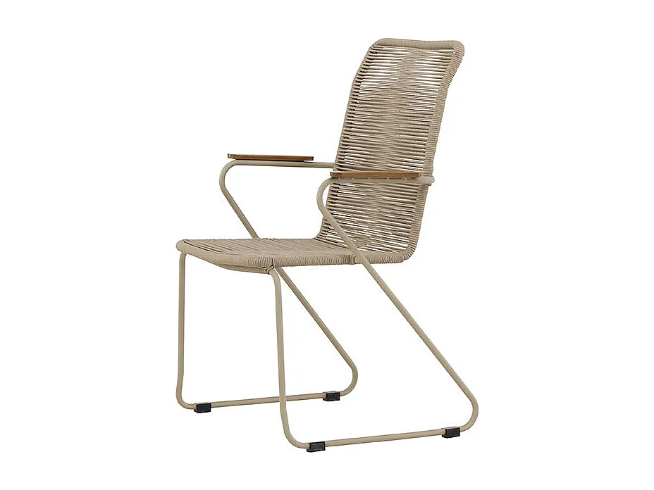 Chaise de Jardin Empilable "Corde" 93cm Beige