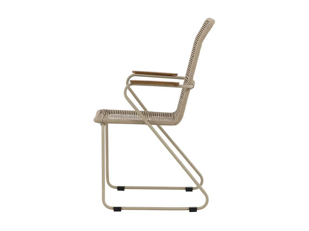 Chaise de Jardin Empilable "Corde" 93cm Beige