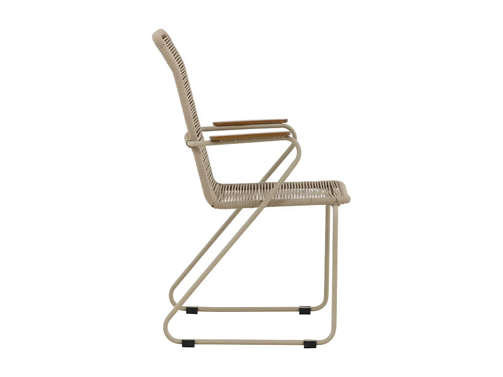 Bois Gartenstuhl beige.