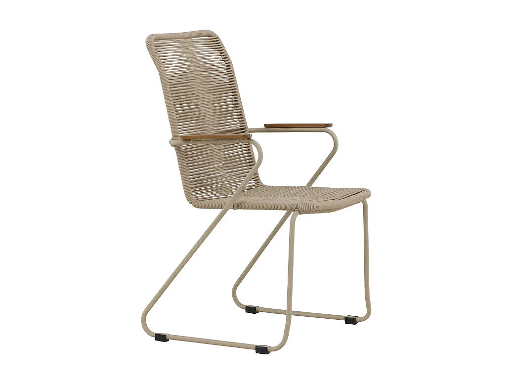 Bois Gartenstuhl beige.