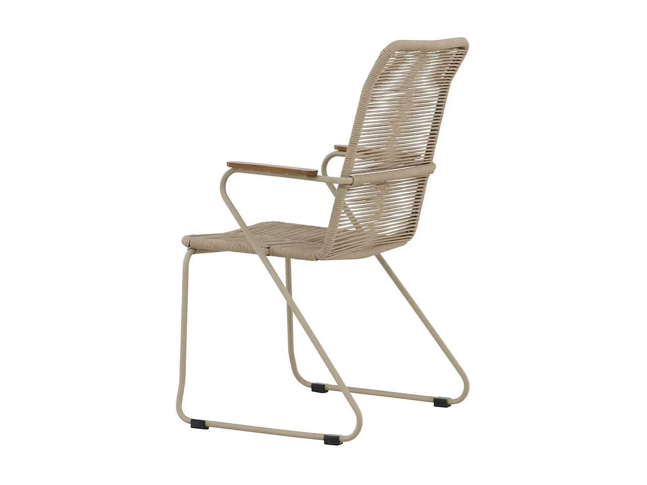 Bois Gartenstuhl beige.