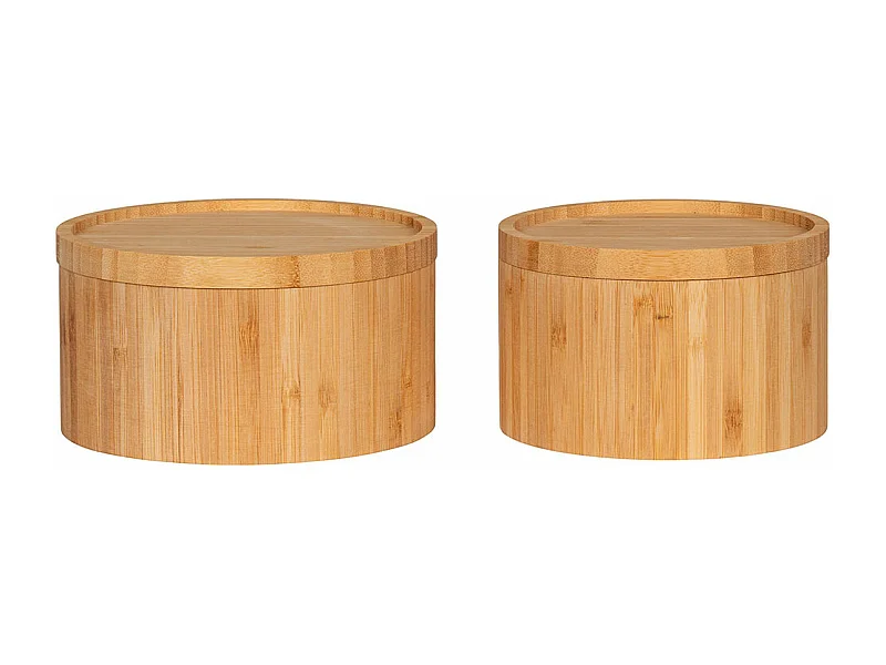 Chefalu boîte de rangement set de 2 naturel.