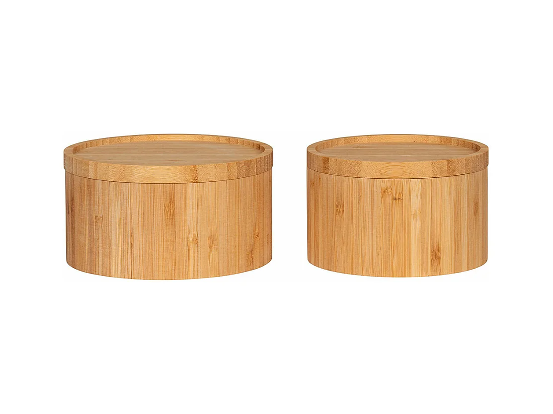 Chefalu boîte de rangement set de 2 naturel.