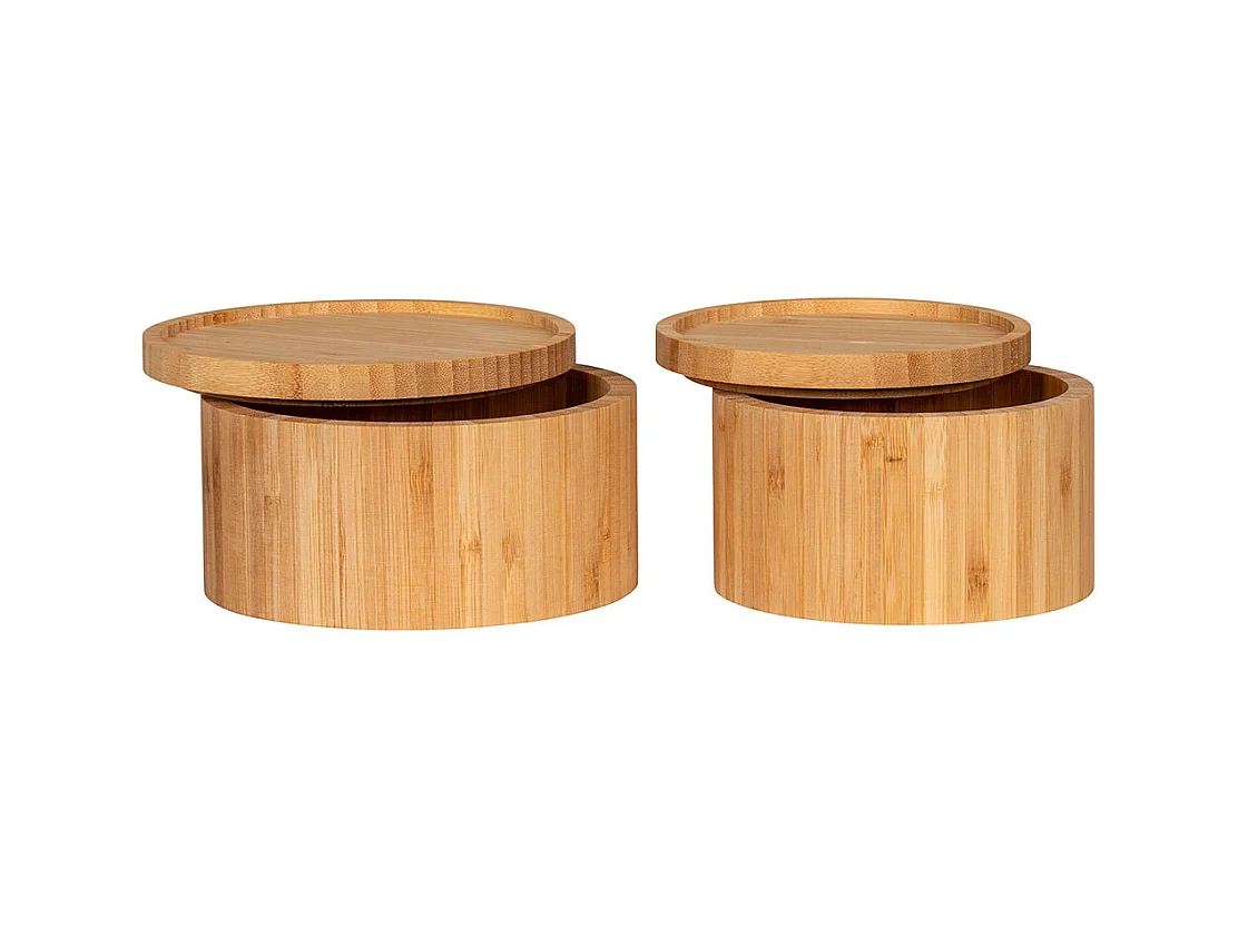 Chefalu boîte de rangement set de 2 naturel.