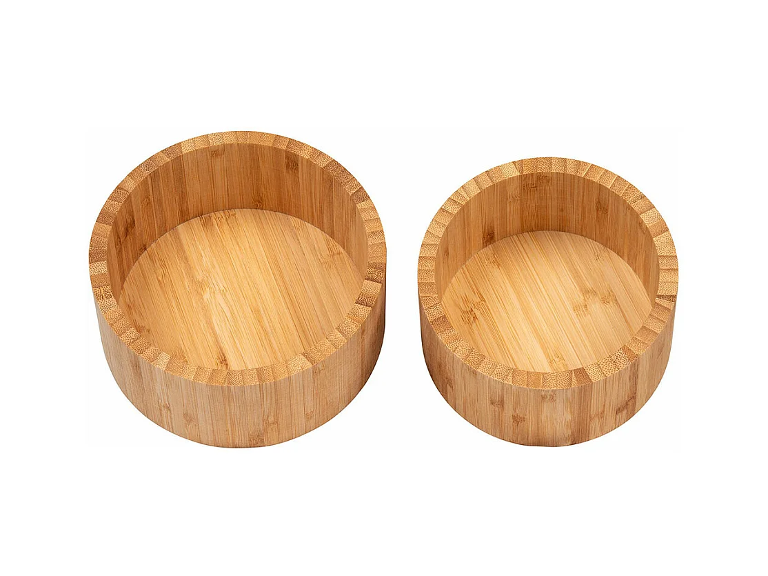 Chefalu boîte de rangement set de 2 naturel.