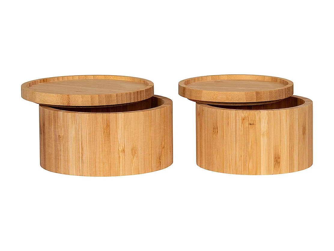 Chefalu boîte de rangement set de 2 naturel.