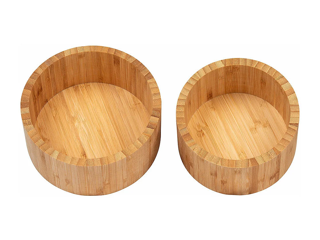 Chefalu boîte de rangement set de 2 naturel.