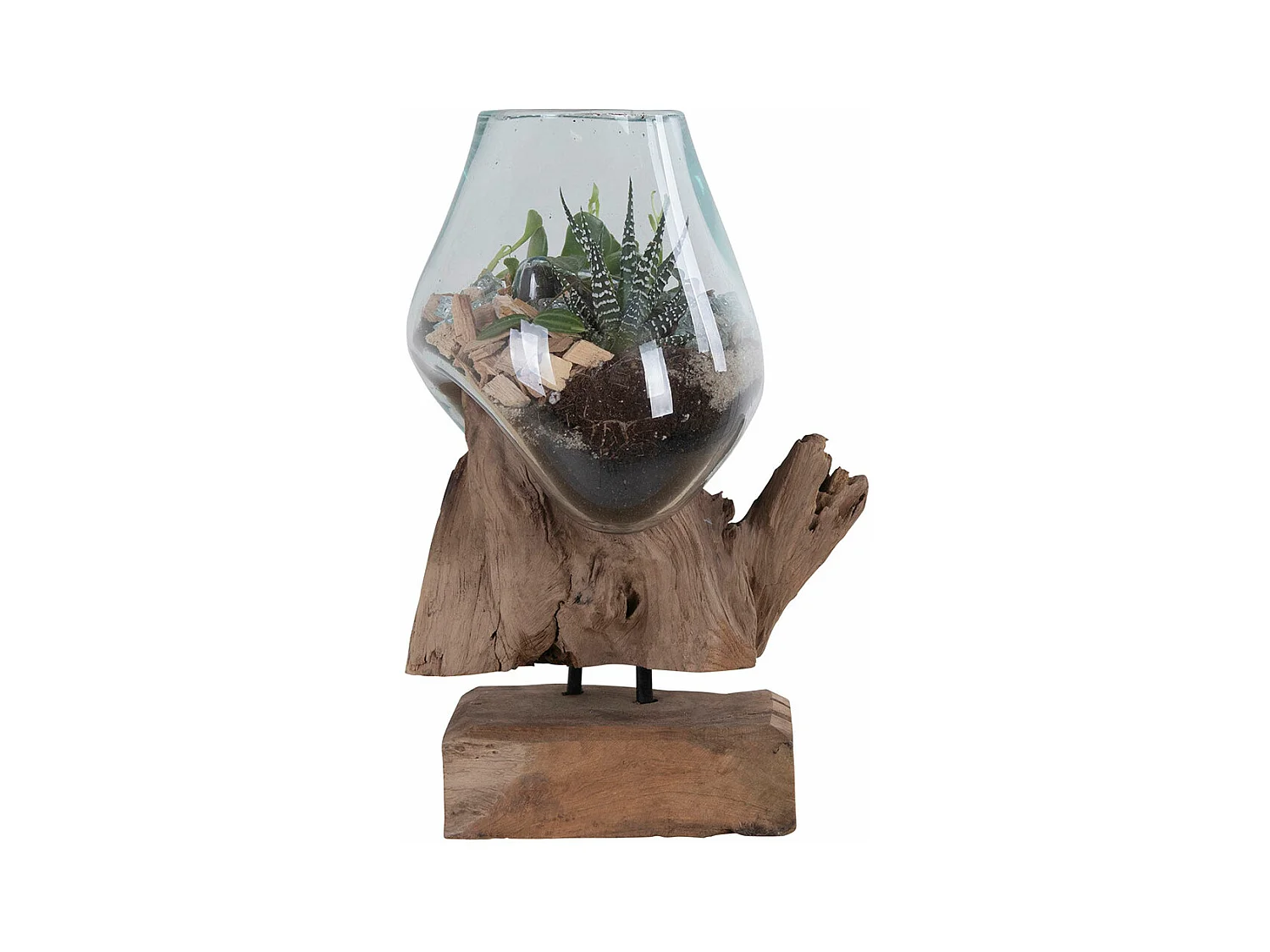 San Marino goutte d'eau h25 cm teck.