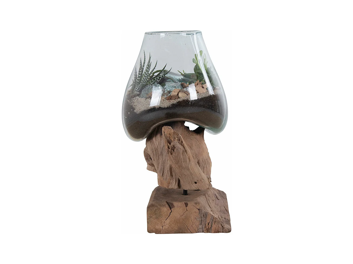 San Marino goutte d'eau h25 cm teck.