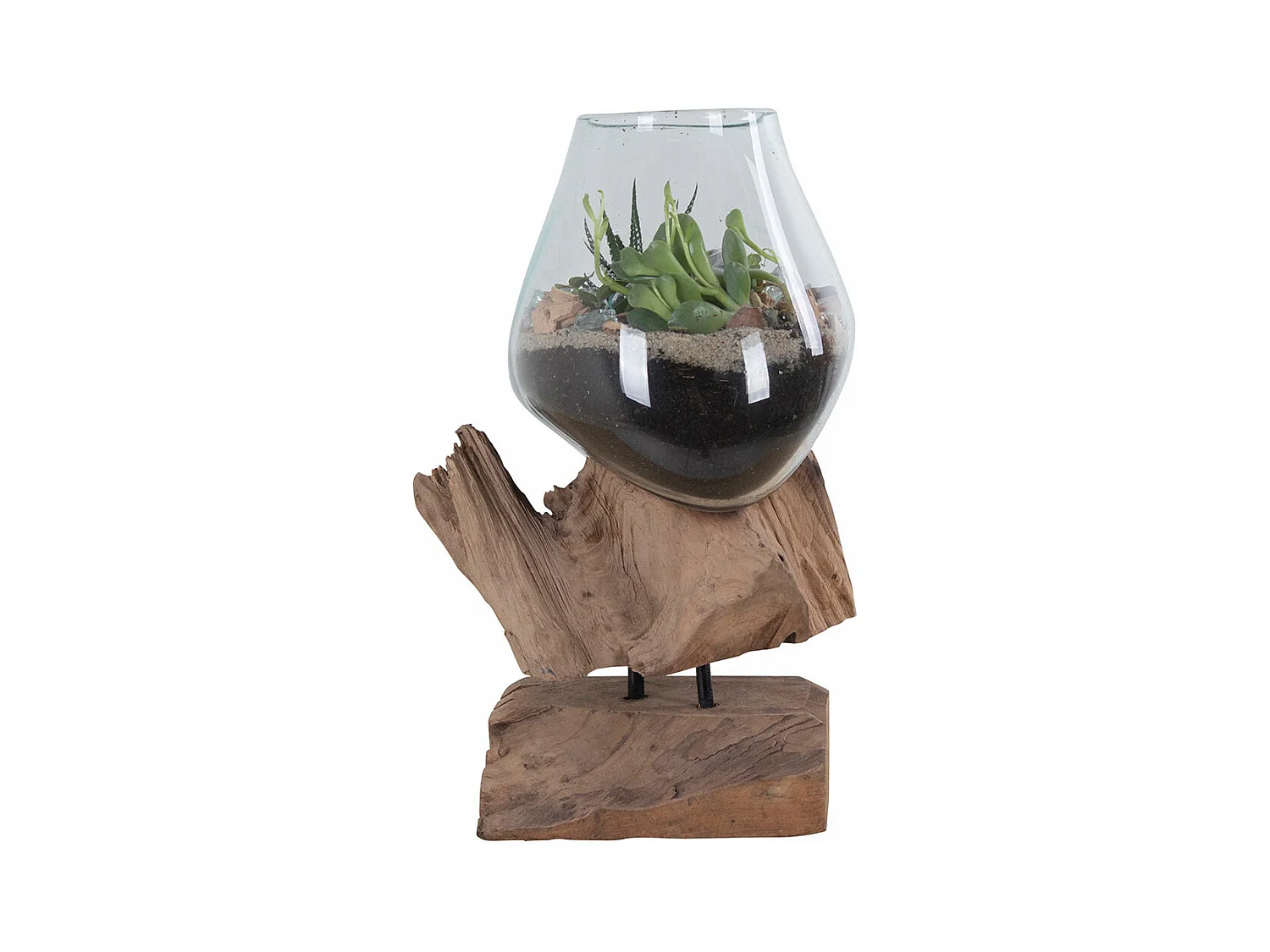 San Marino goutte d'eau h25 cm teck.