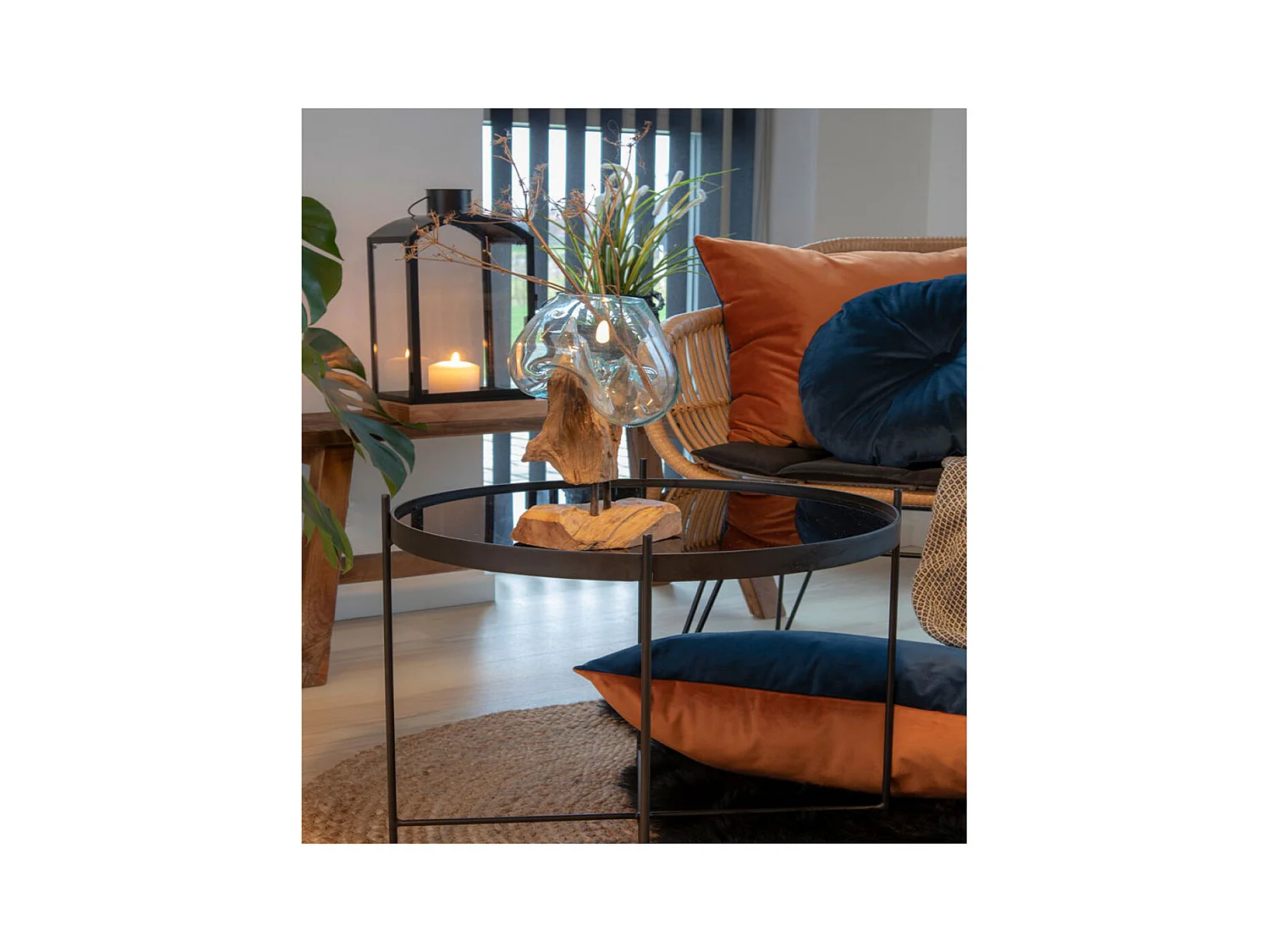 San Marino goutte d'eau h25 cm teck.