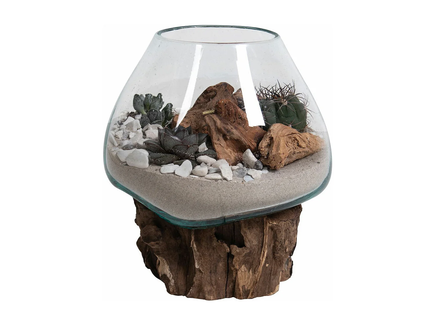 San Marino Waterdrop H15-20 cm Teak.