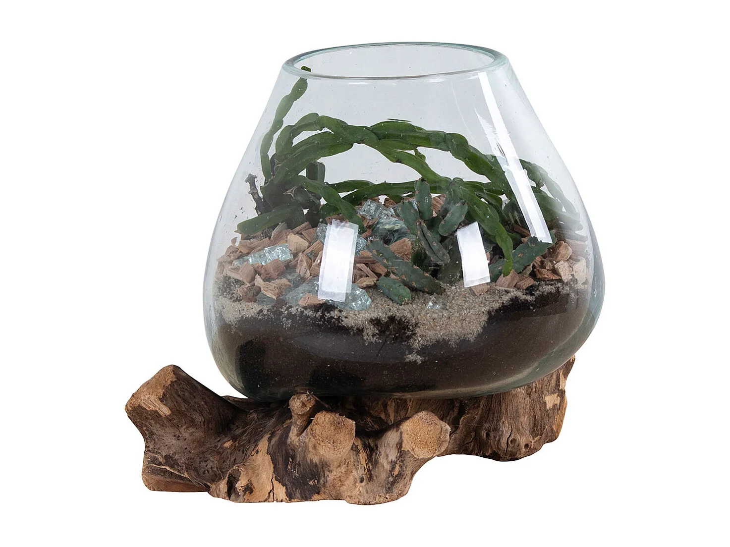 San Marino Waterdrop H15-20 cm Teak.