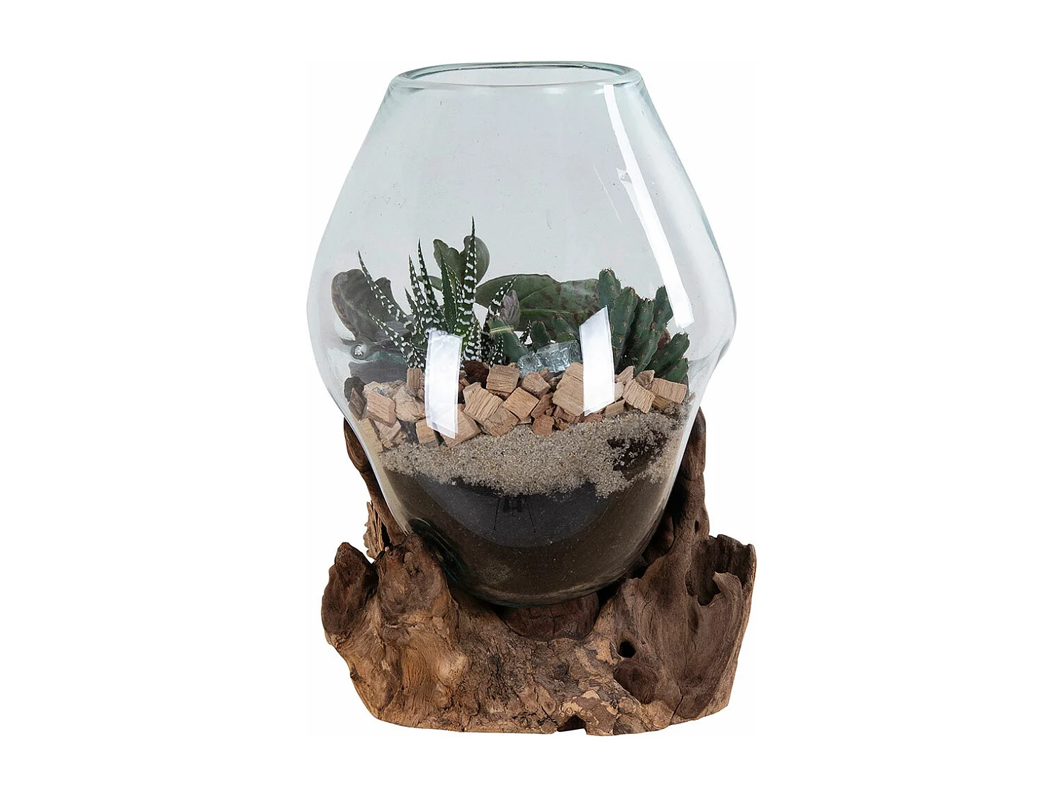 San Marino Waterdrop H15-20 cm Teak.