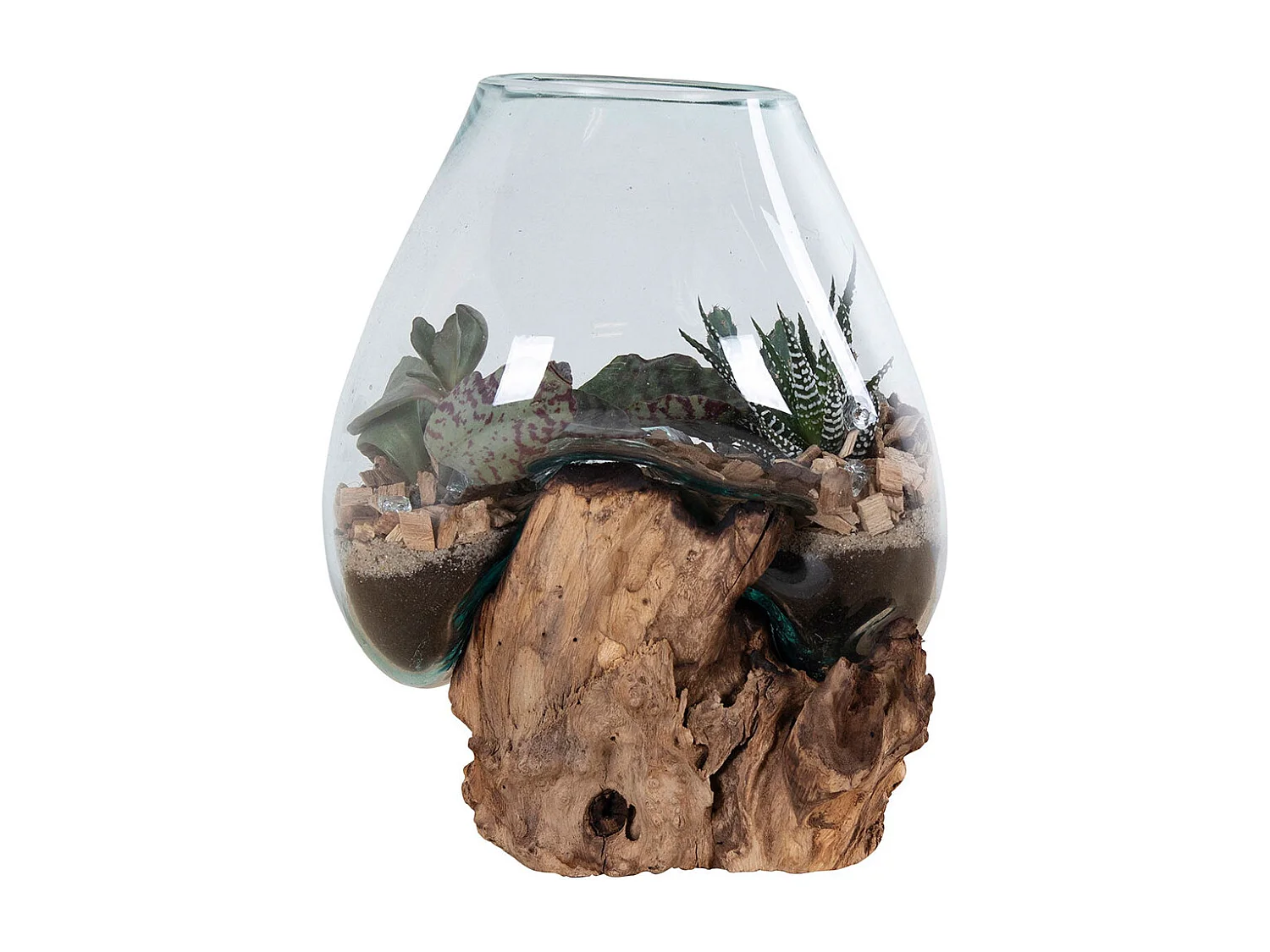 San Marino Waterdrop H15-20 cm Teak.