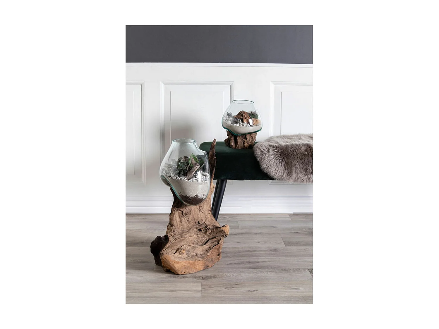 San Marino Waterdrop H15-20 cm Teak.