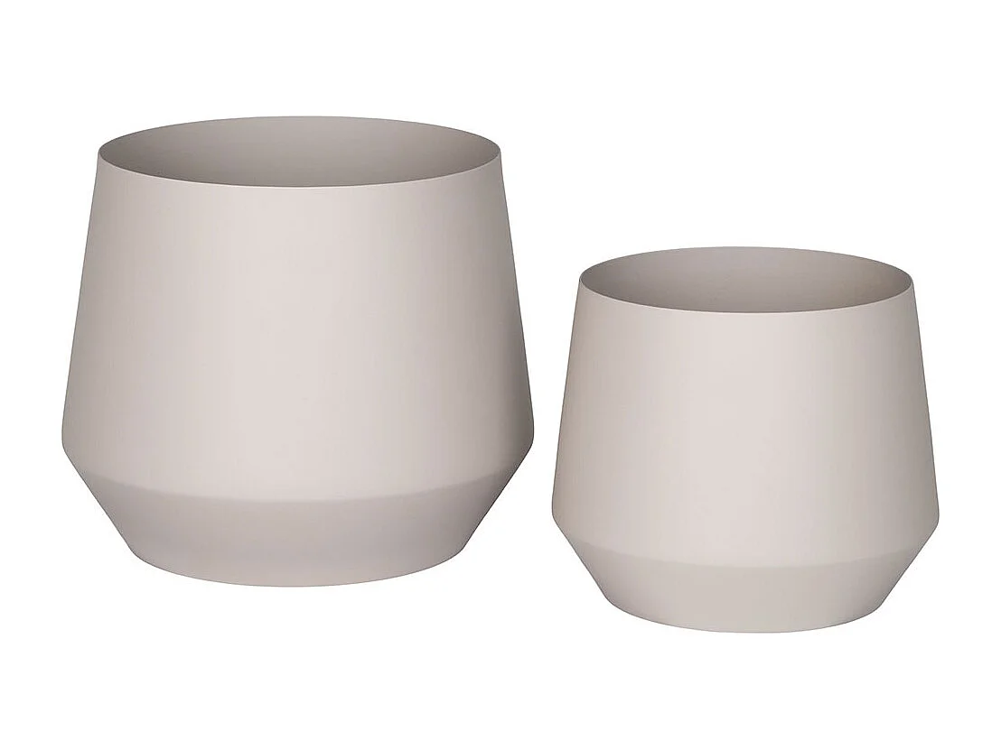 Trofa pot de fleurs set de 2 sable.