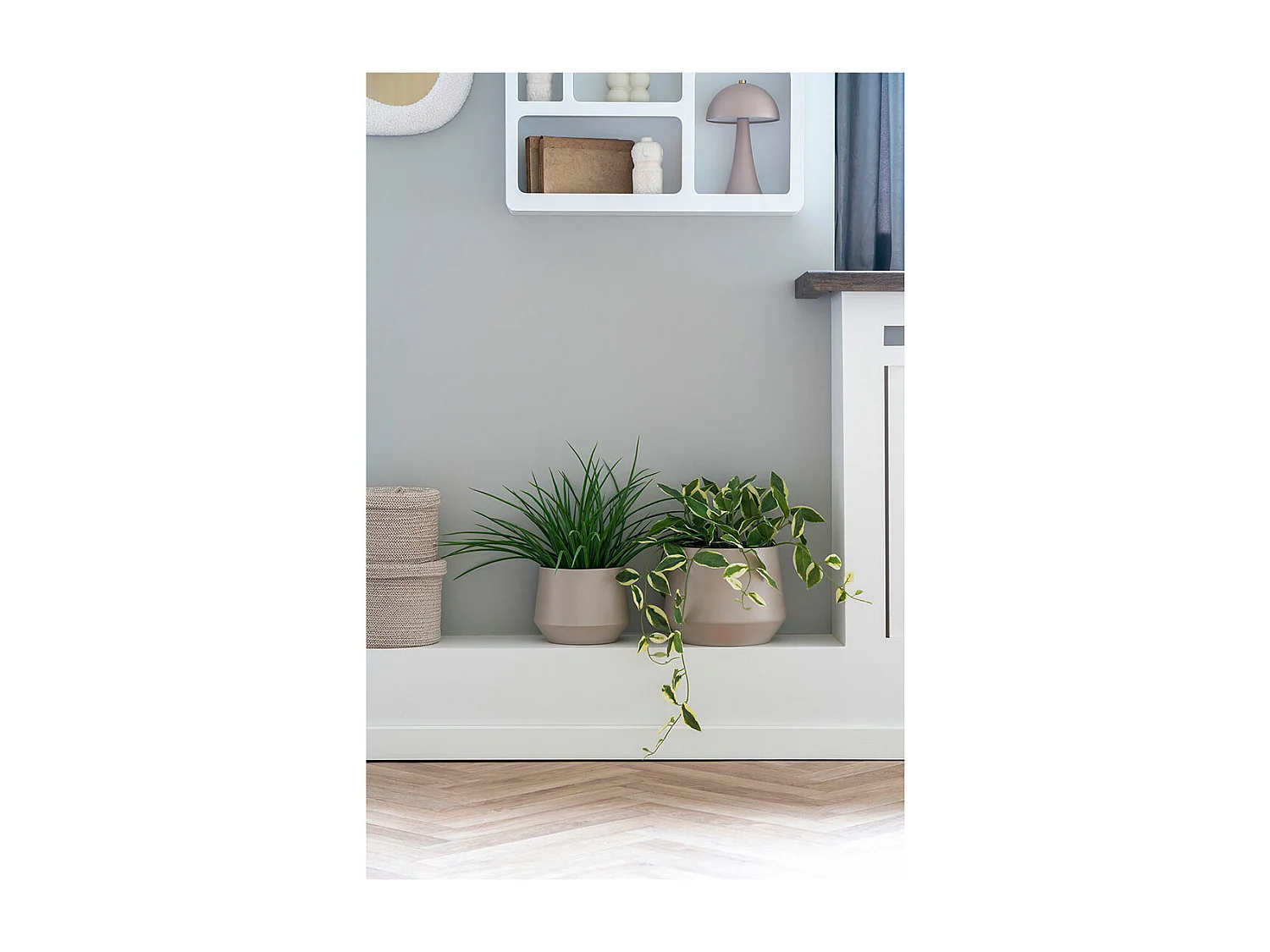 Trofa pot de fleurs set de 2 sable.