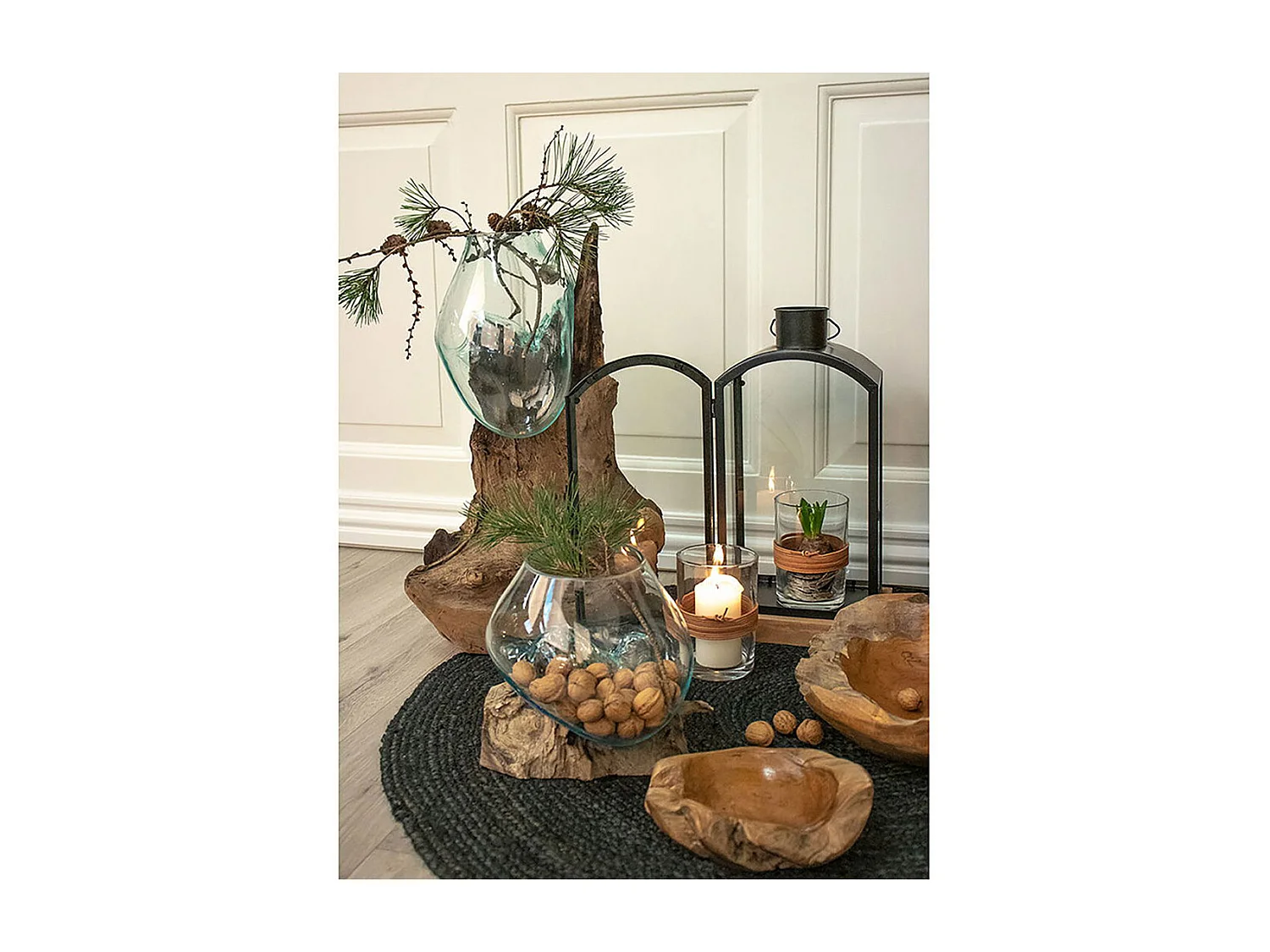 San Marino goutte d'eau h50 cm teck.