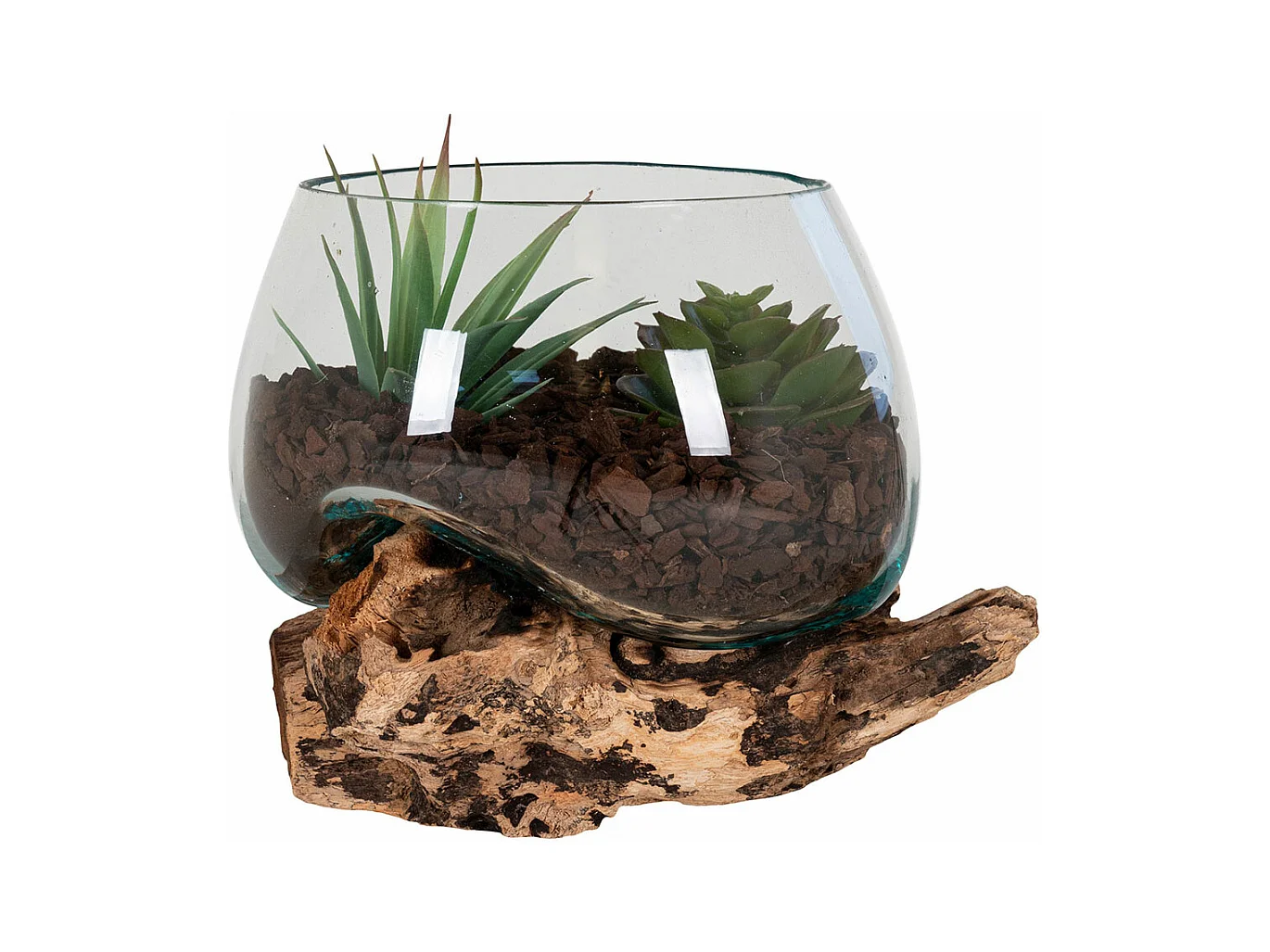 San Marino goutte d'eau h15 cm teck.