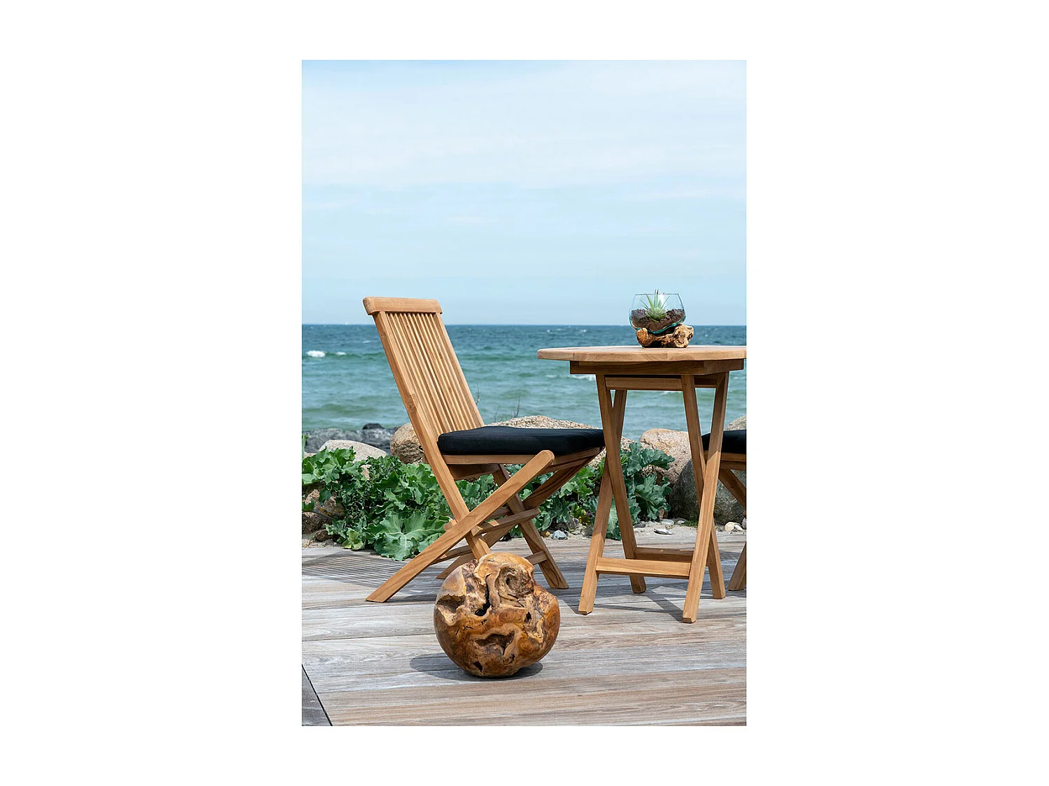 San Marino Waterdrop h15 cm teak.