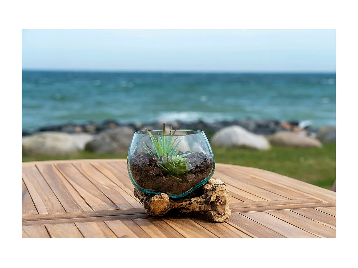 San Marino Waterdrop h15 cm teak.