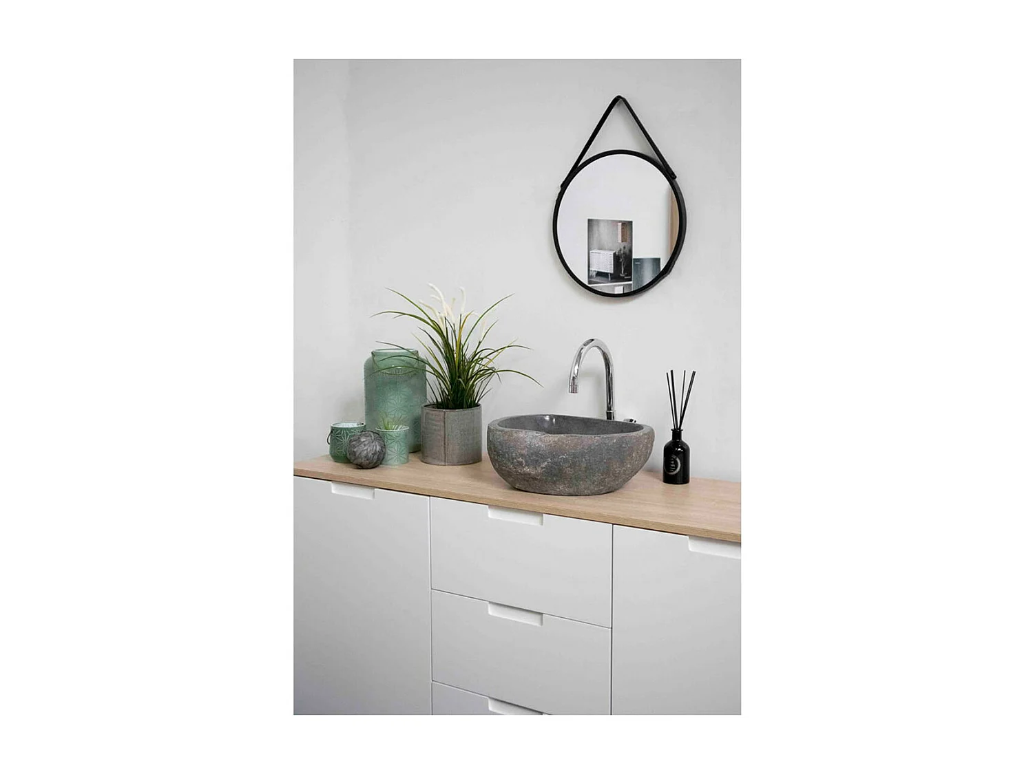 Donau vasque riverstone naturel.