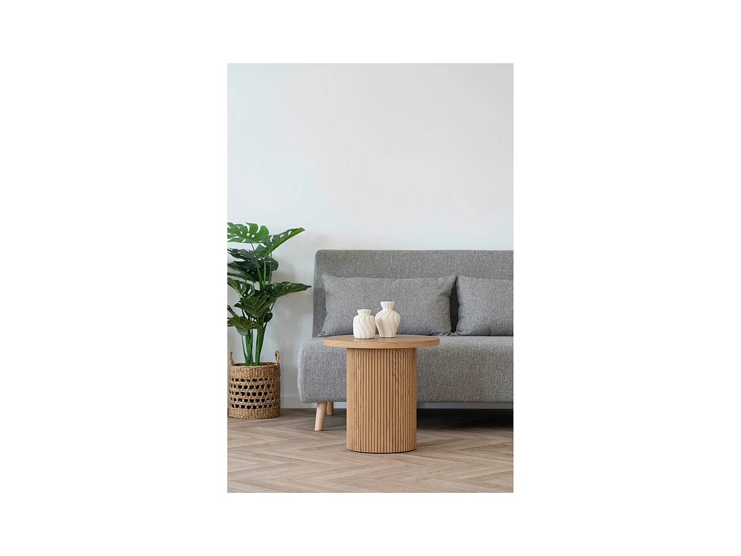 Évora vase set de 2 blanches.