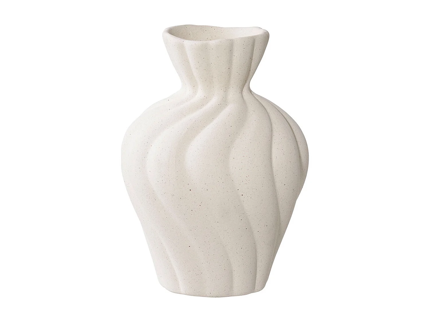 Évora Vase Set von 2 weiß.