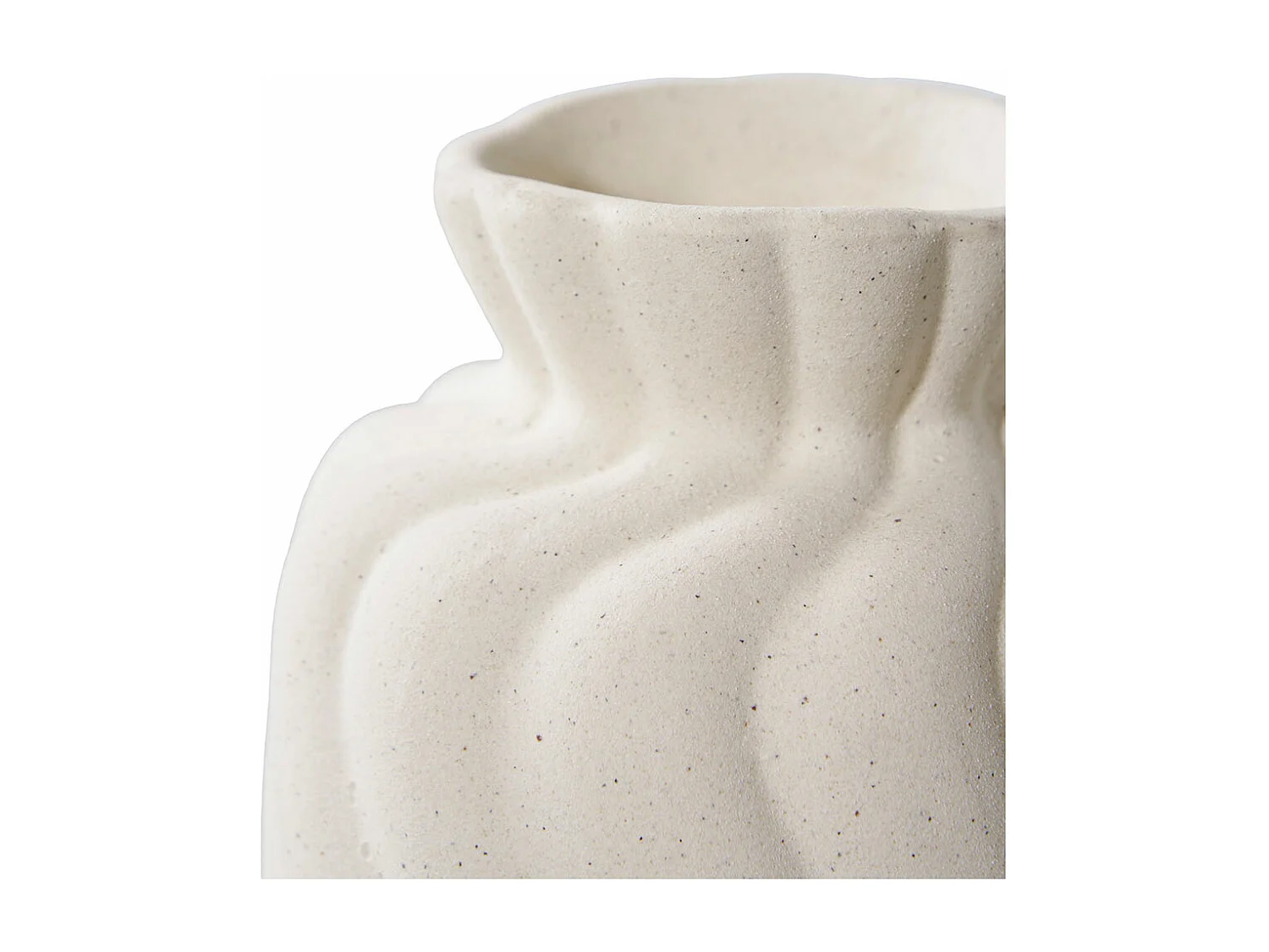 Évora Vase Set von 2 weiß.