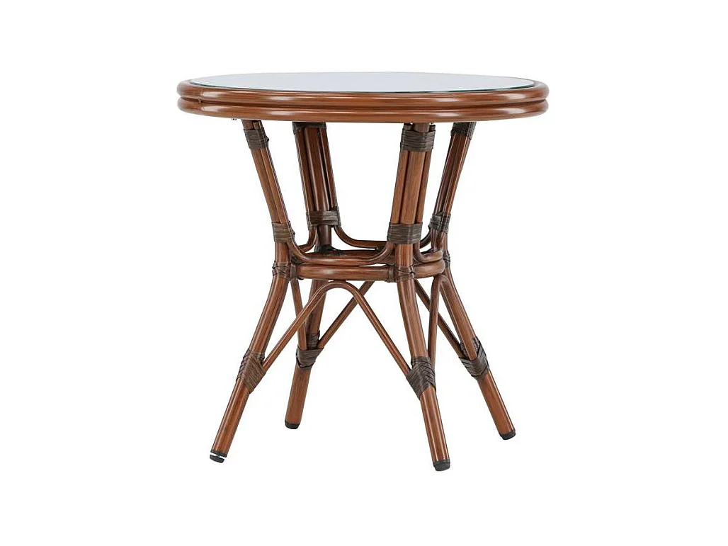Table d'Appoint de Jardin "Sagres" 60cm Marron