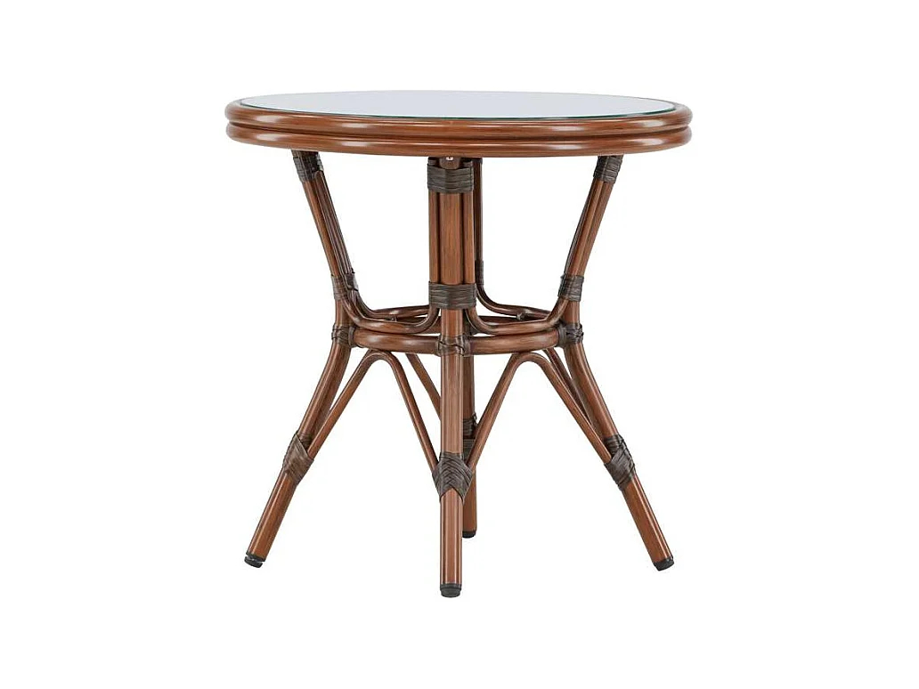 Table d'Appoint de Jardin "Sagres" 60cm Marron
