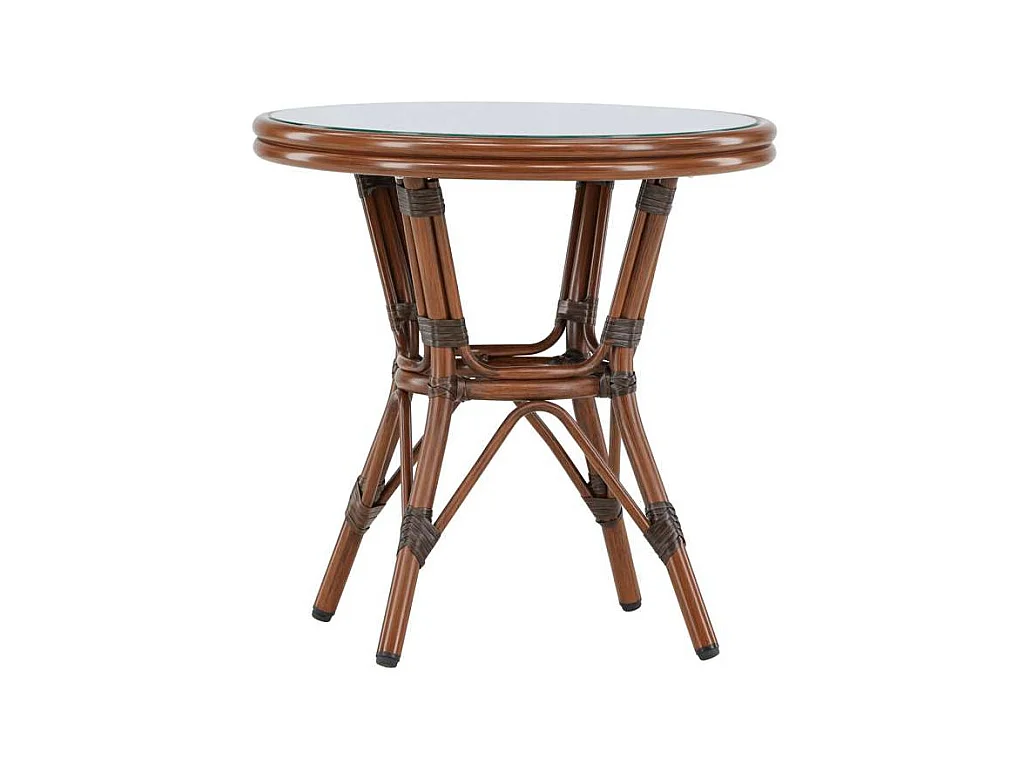 Table d'Appoint de Jardin "Sagres" 60cm Marron