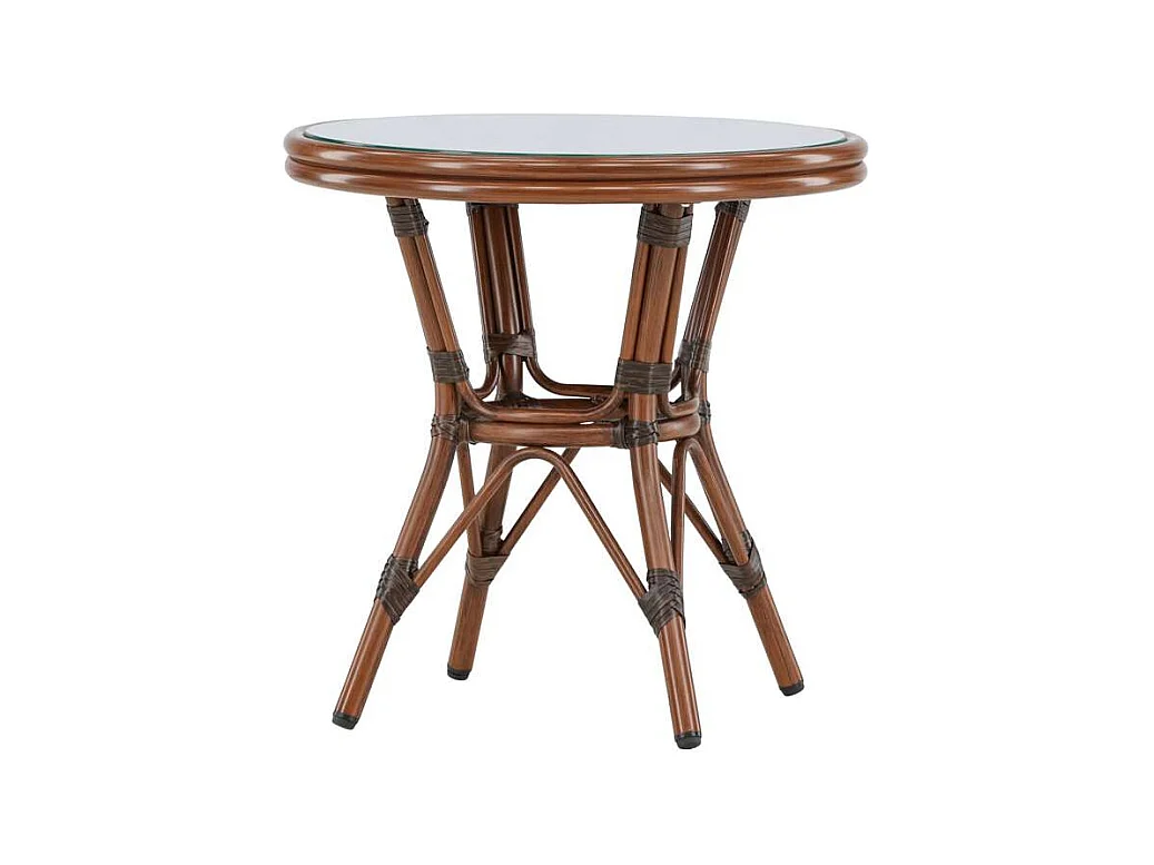 Table d'Appoint de Jardin "Sagres" 60cm Marron