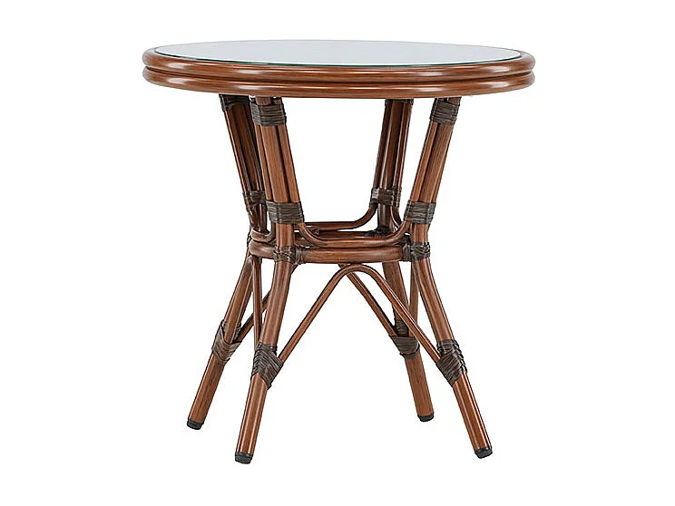 Table d'Appoint de Jardin "Sagres" 60cm Marron