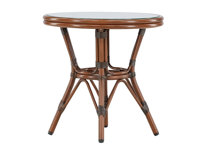 Table d'Appoint de Jardin "Sagres" 60cm Marron