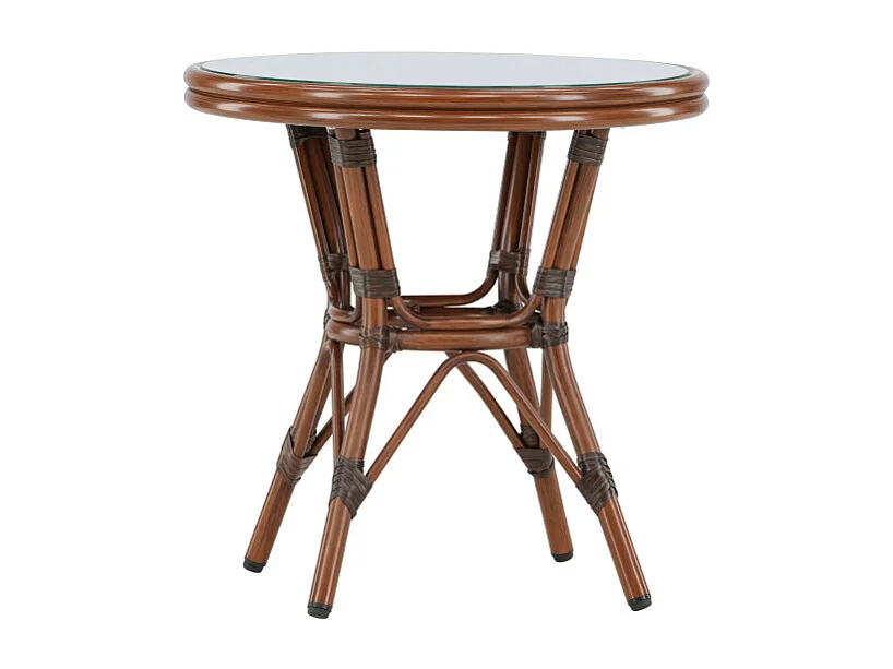 Table d'Appoint de Jardin "Sagres" 60cm Marron
