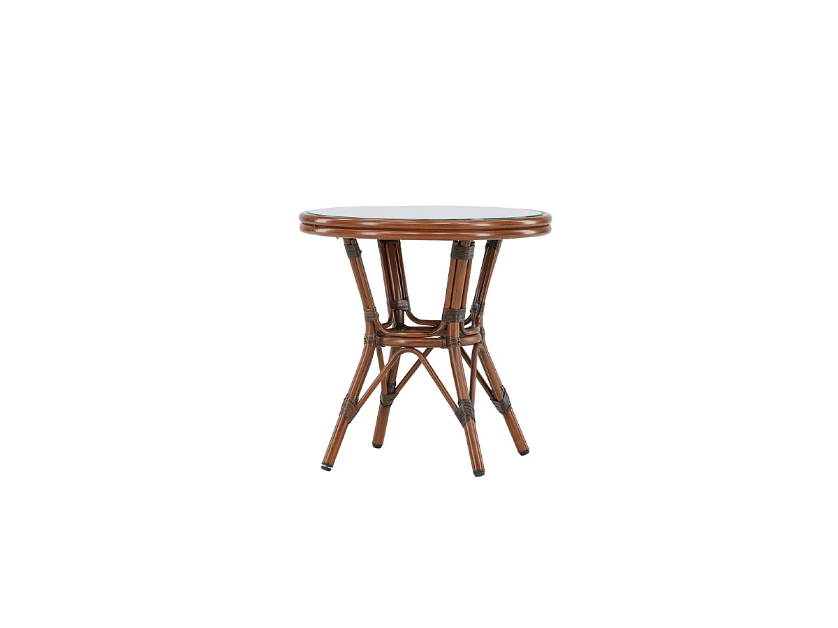 Sagres Cafétisch Ø60cm braun.