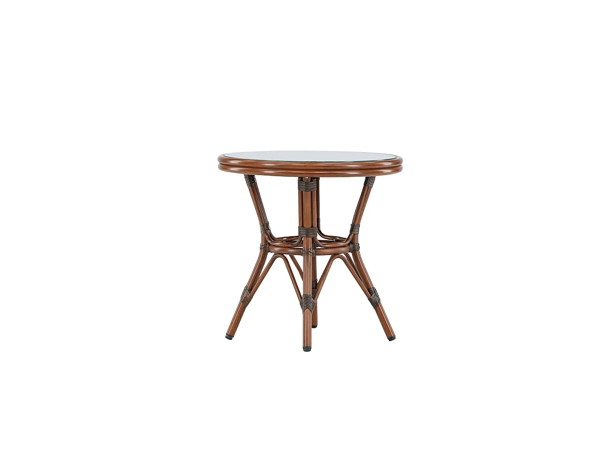 Sagres Cafétisch Ø60cm braun.
