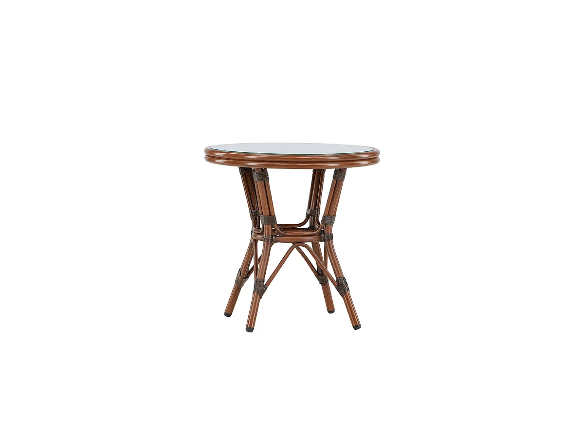 Sagres Cafétisch Ø60cm braun.