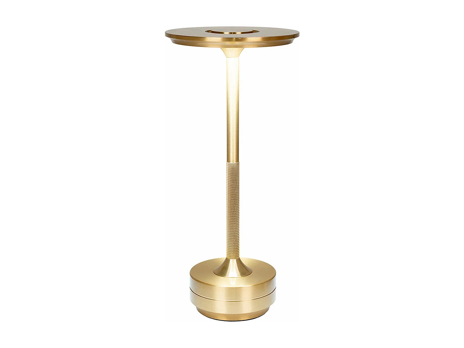 Lyneham lampe de table LED rechargeable décor laiton.