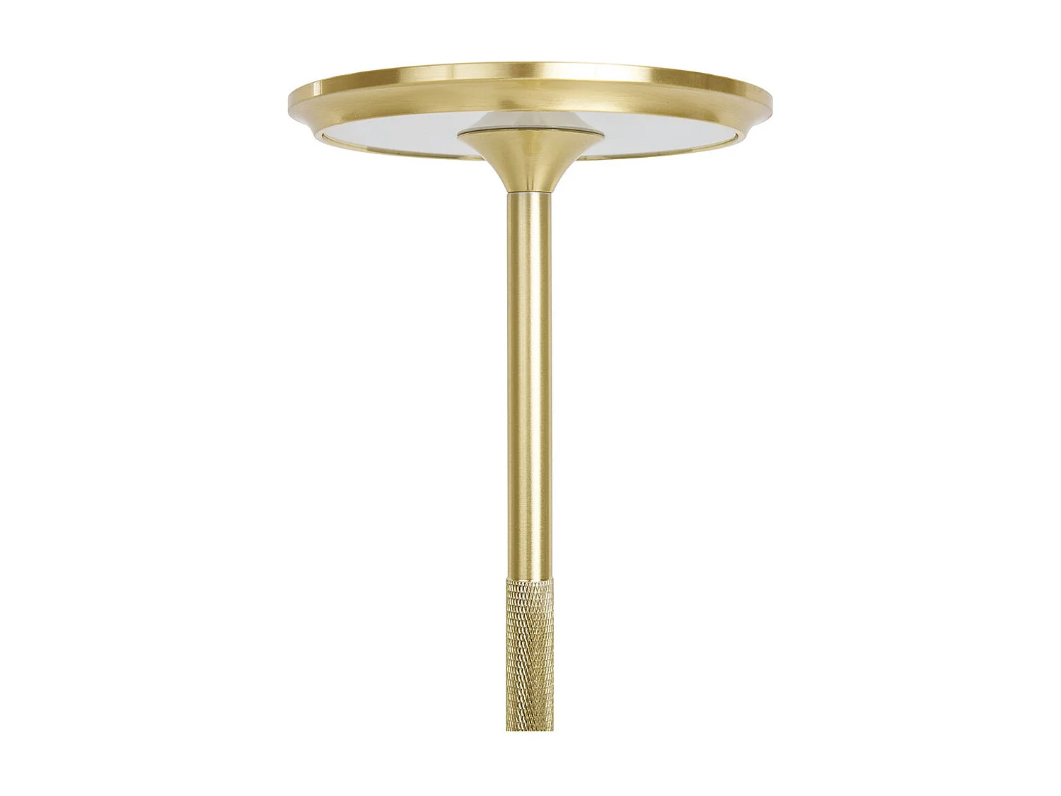 Lyneham Tischlampe LED wiederaufladbar Messing Dekor.