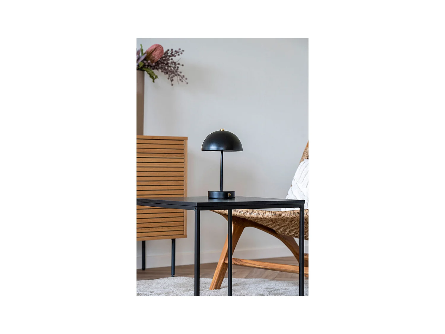 Lampe de table HOLT – Élégance & modernité réunies-Noir