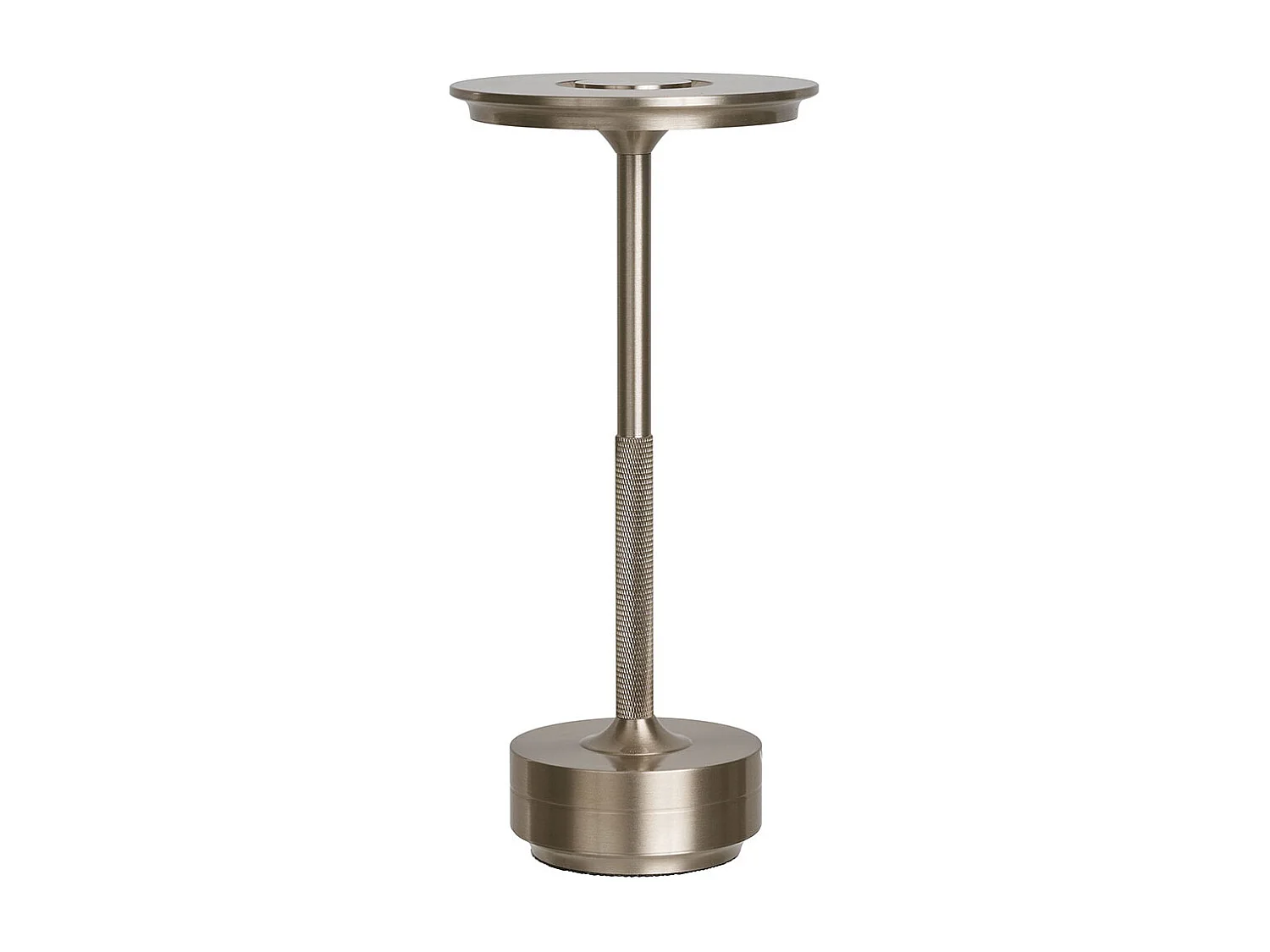 Lyneham lampe de table LED rechargeable décor argent.