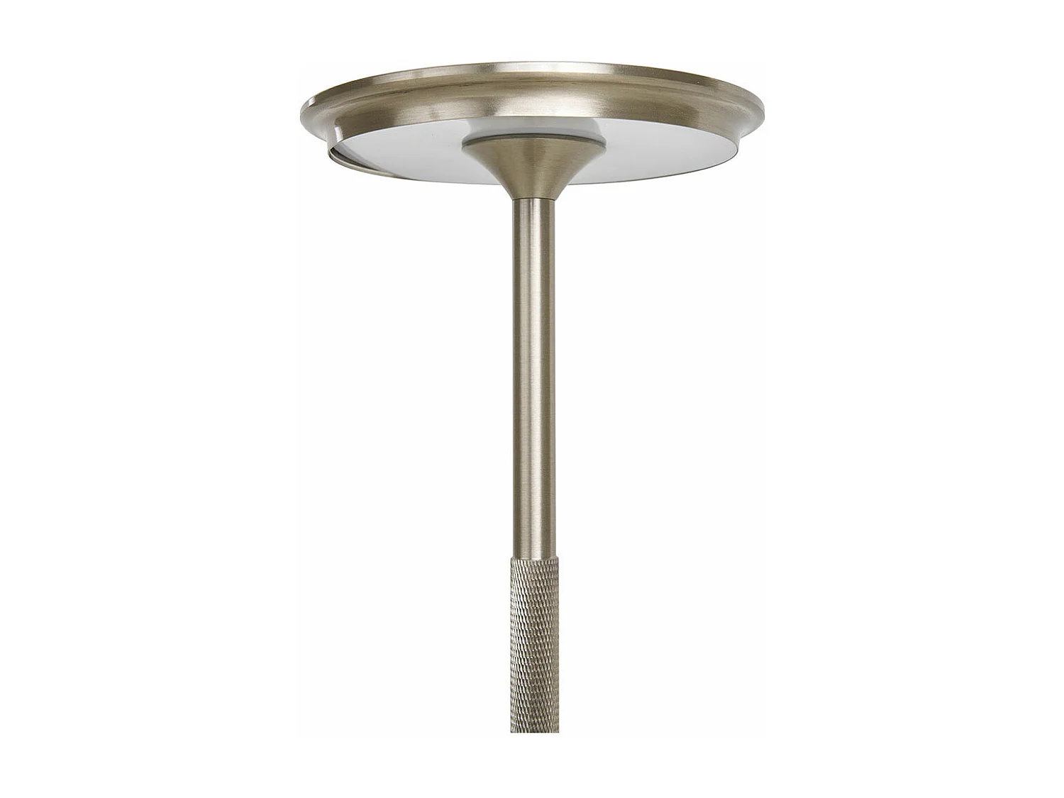 Lyneham lampe de table LED rechargeable décor argent.