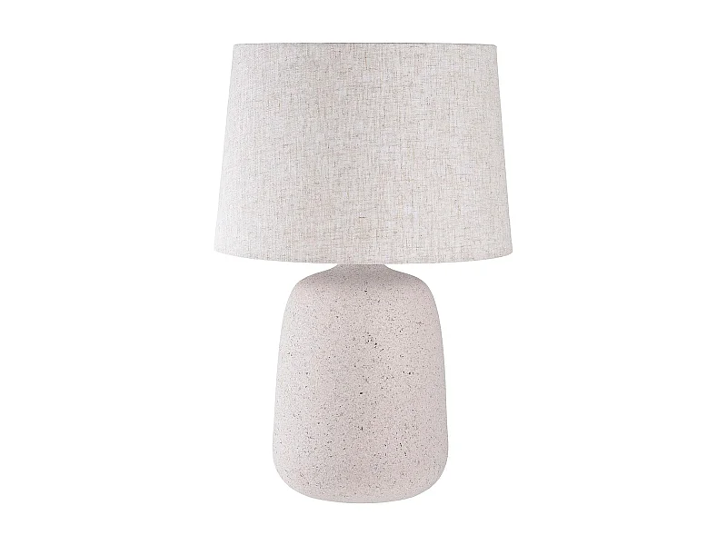 Lampe de table CROFT – Lampe en céramique effet sable